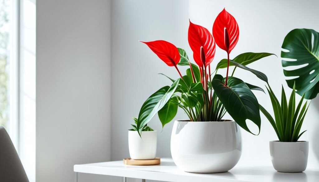 Anthurium em Ambientes Internos